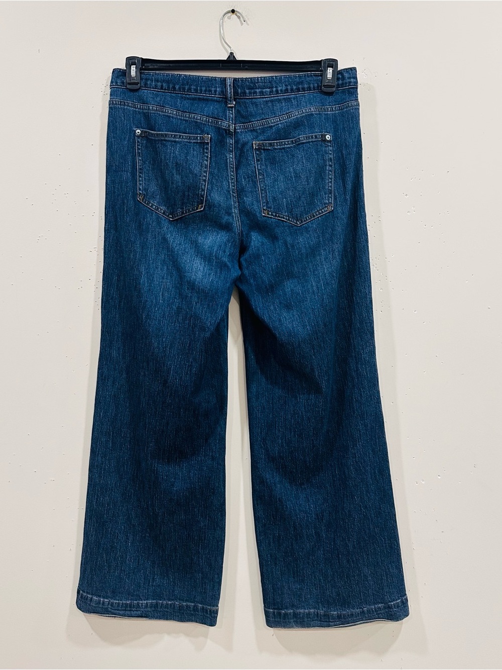 Anthropologie Pilcro Wide Leg Jeans Size 31 Blue Denim Women's - Picture 2 of 9